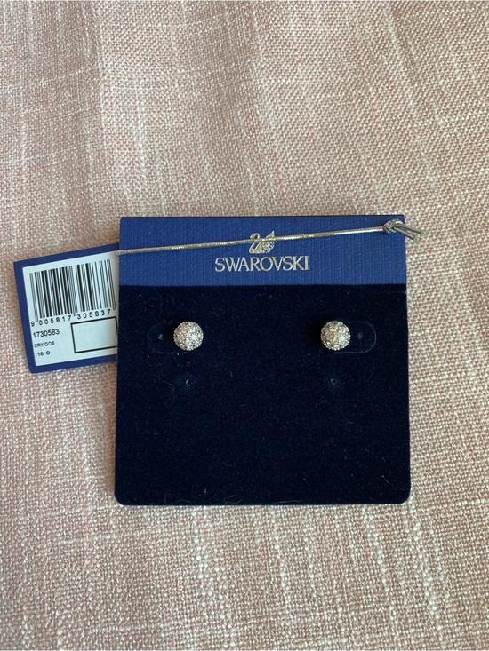 Swarovski Jewelry - NWT Swarovski Brand Crystal Ball Pavé Stud Earrings